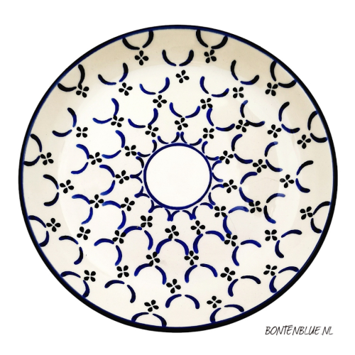 086 Bunzlau Breakfast plate Ø 20 cm decor 27X Guirlande
