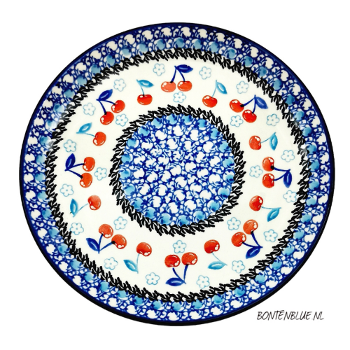 086 Bunzlau Breakfast plate Ø 20 cm decor 2701X Cherry