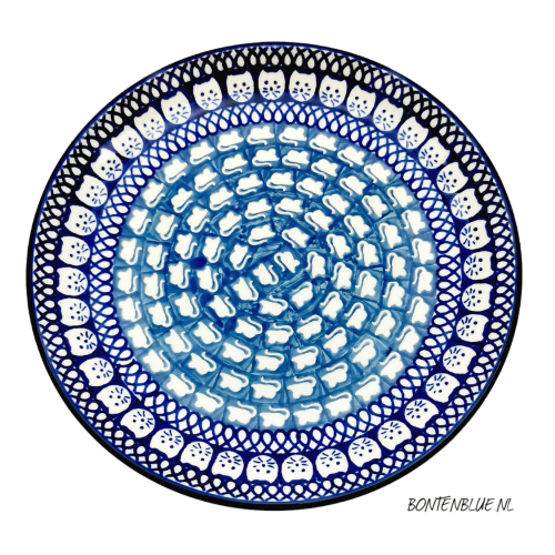 086 Bunzlau Breakfast plate Ø 20 cm decor Unikat 9967X