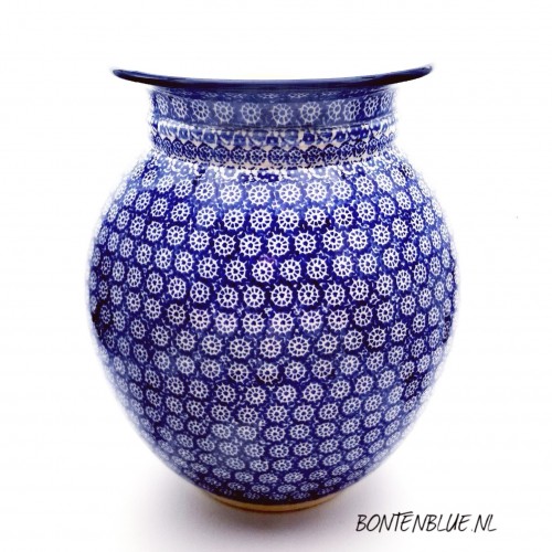 093 Bunzlau Vase XL H 28 cm decor 2615X