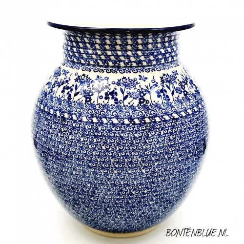 093 Bunzlau Vaas XL H 28 cm decor 2895X