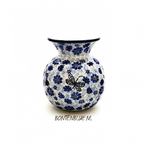 096 Bunzlau Vase M 14 cm decor 1443X Dragonfly 096 Bunzlau Vase M 14 cm decor 1443X Dragonfly