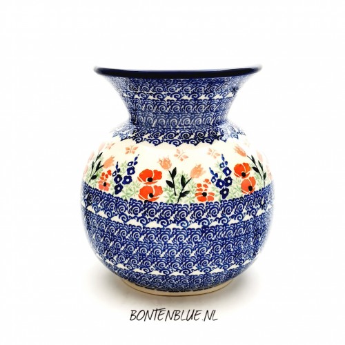 097 Bunzlau Vase M 17 cm decor 3220X 097 Bunzlau Vase M 17 cm decor 3220X