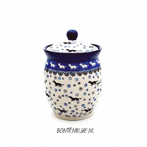 104 Bunzlau Storage Jar L 800 ml decor 2151X Teckel
