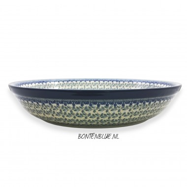 115 Bunzlau Lage schaal XL Ø 32,5 cm decor Unikat 4830X