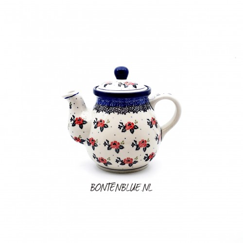 119 Bunzlau Thee/koffiepot 0,6 Liter decor 1525X Tearose