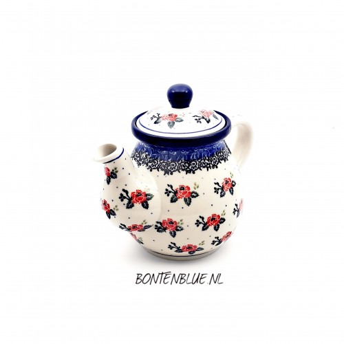 119 Bunzlau Thee/koffiepot 0,6 Liter decor 1525X Tearose