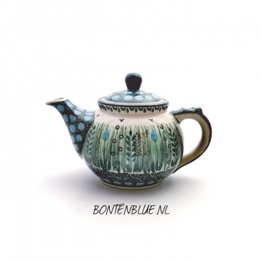 120 Bunzlau Theepot 0,4 Liter  decor Unikat 803X Prairie