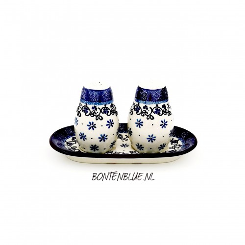 131 Bunzlau Peper en zout stel decor 1840X