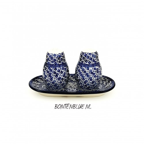 131 Bunzlau Peper en zout stel decor 2546X