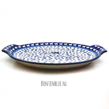 152 Bunzlau Pizza / Serveerschaal Ø 30/34 cm decor 1771X Zwarte Poes