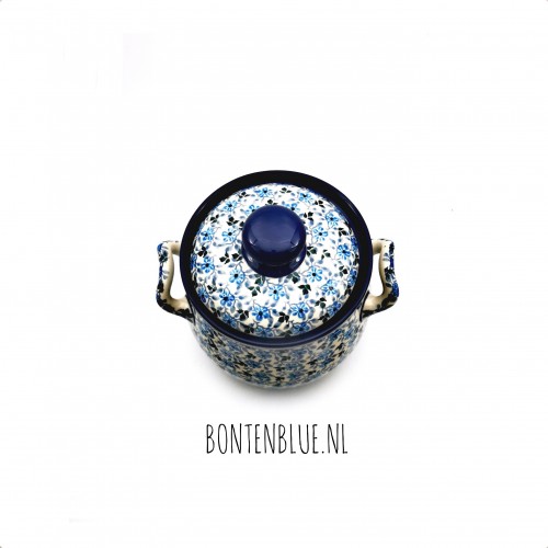 179 Bunzlau Knoflookpot 0,9 Liter decor 2162X