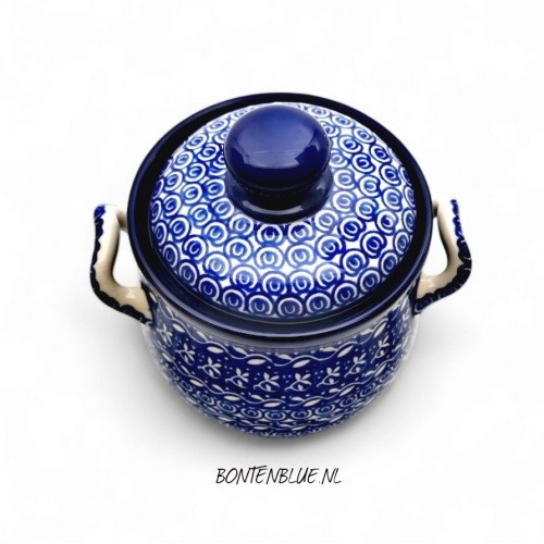 179 Bunzlau Knoflookpot 0,9 Liter decor 905X