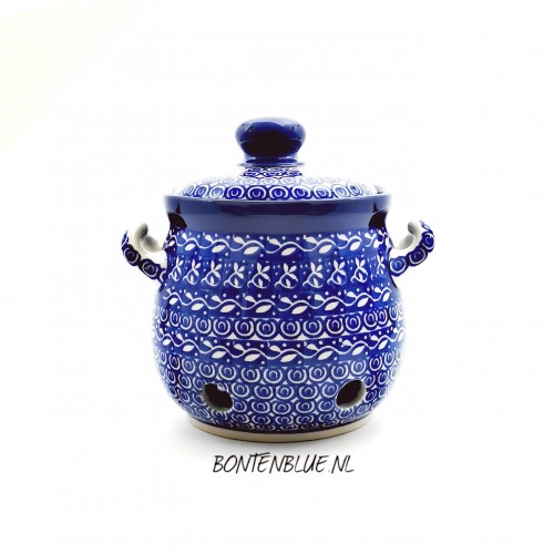 179 Bunzlau Knoflookpot 0,9 Liter decor 905X