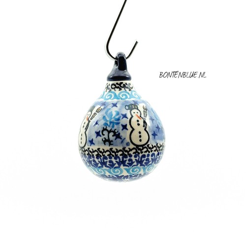 187 Bunzlau Christmas ornament decor Unikat 1634X