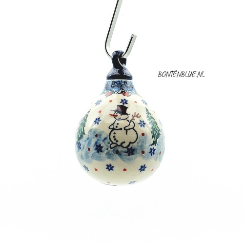 187 Bunzlau Christmas ornament decor Unikat 4661X