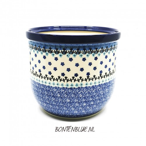 192 Bunzlau Flowerpot M 17,5 cm decor 1984X 192 Bunzlau Flowerpot M 17,5 cm decor 1984X