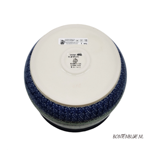 192 Bunzlau Flowerpot M 17,5 cm decor Unikat 4968X 192 Bunzlau Flowerpot M 17,5 cm decor Unikat 4968X