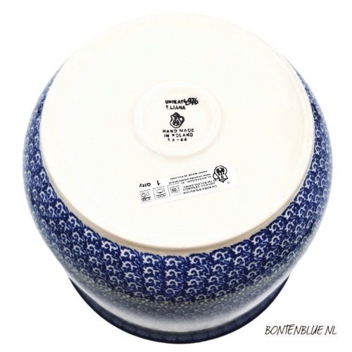 192 Bunzlau Flowerpot M 17,5 cm decor Unikat 4976X 192 Bunzlau Flowerpot M 17,5 cm decor Unikat 4976X