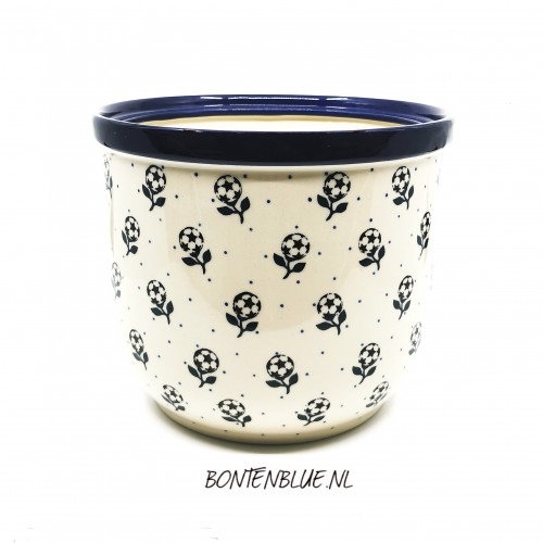 192 Bunzlau Flowerpot M 17,5 cm decor 192 Bunzlau Flowerpot M 17,5 cm decor