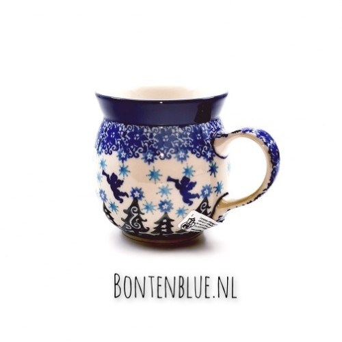 005 Bunzlau Boeren mok 240 ml decor 1675X Kerst