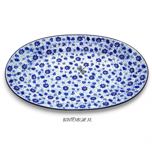 200 Bunzlau Serving dish XL 26,5 x 45,5 cm decor 1443X Dragonfly 200 Bunzlau Serving dish XL 26,5 x 45,5 cm decor 1443X Dragonfly