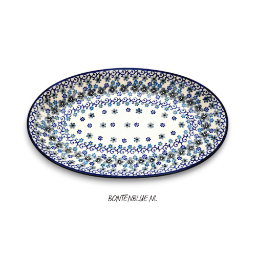 201 Bunzlau Serveerschaal S decor 2084X Winter Garden