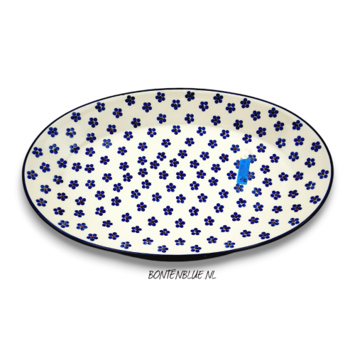 205 Bunzlau Serving dish L 22 x 37 cm decor 64X 205 Bunzlau Serving dish L 22 x 37 cm decor 64X