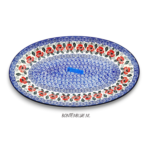 205 Bunzlau Serving dish L 22 x 37 cm decor  205 Bunzlau Serving dish L 22 x 37 cm decor