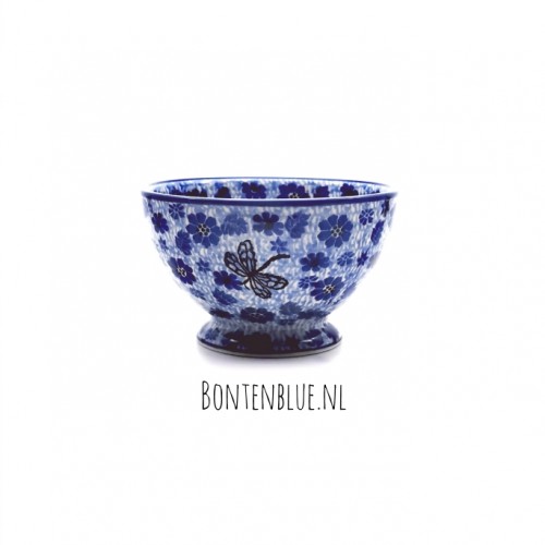 206 Bunzlau Bowl on foot S Ø 14,5 cm decor 1443X Dragonfly 206 Bunzlau Bowl on foot S Ø 14,5 cm decor 1443X Dragonfly