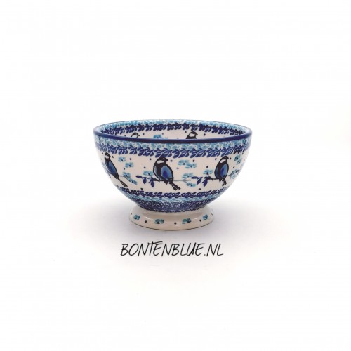 206 Bunzlau Kom op voet S Ø 14,5 cm decor 2679X