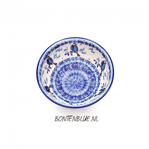 206 Bunzlau Kom op voet S Ø 14,5 cm decor 2679X 206 Bunzlau Kom op voet S Ø 14,5 cm decor 2679X