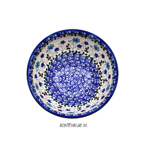 206 Bunzlau Bowl on foot S Ø 14,5 cm decor 2785X Spring Hill