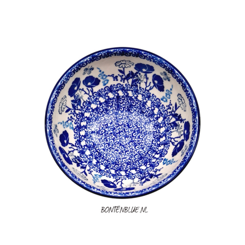 206 Bunzlau Bowl on foot S Ø 14,5 cm decor 2900X