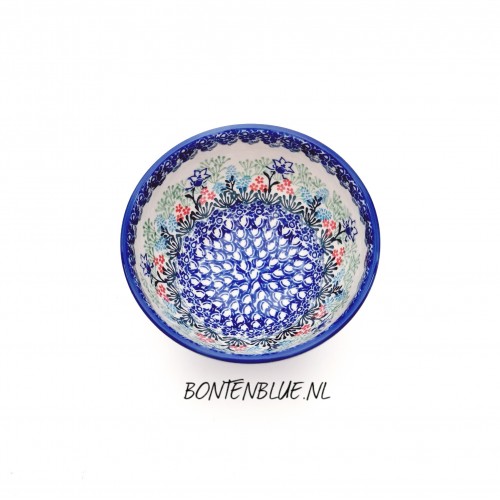 206 Bunzlau Kom op voet S Ø 14,5 cm decor 2913X