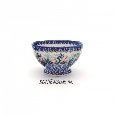 206 Bunzlau Kom op voet S Ø 14,5 cm decor 2913X