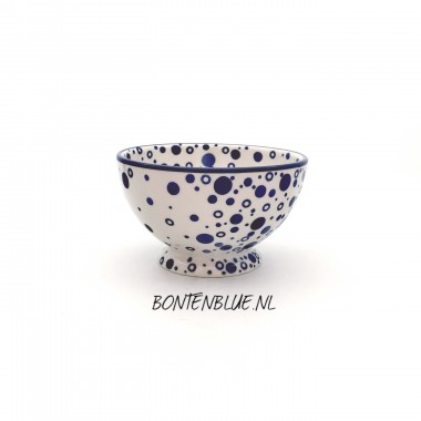 206 Bunzlau Kom op voet S Ø 14,5 cm decor 2958X