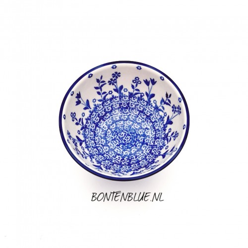 206 Bunzlau Kom op voet S Ø 14,5 cm decor 3312X 206 Bunzlau Kom op voet S Ø 14,5 cm decor 3312X