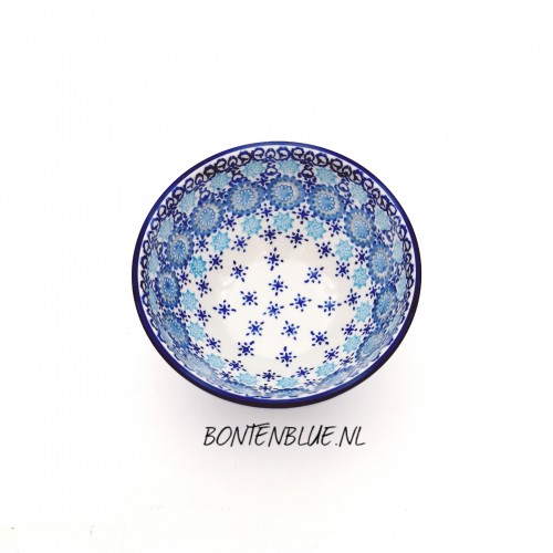 206 Bunzlau Kom op voet S Ø 14,5 cm decor 3359X