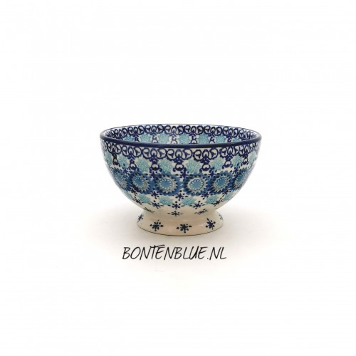 206 Bunzlau Kom op voet S Ø 14,5 cm decor 3359X