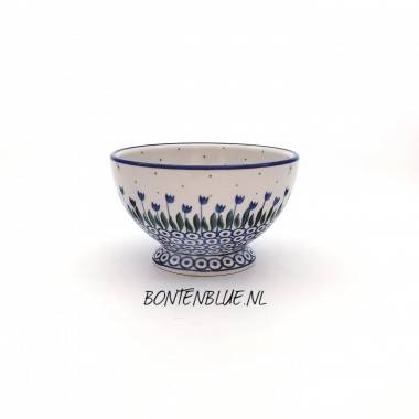 206 Bunzlau Kom op voet S Ø 14,5 cm decor 490AX