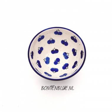 206 Bunzlau Kom op voet S Ø 14,5 cm decor 67AX 206 Bunzlau Kom op voet S Ø 14,5 cm decor 67AX