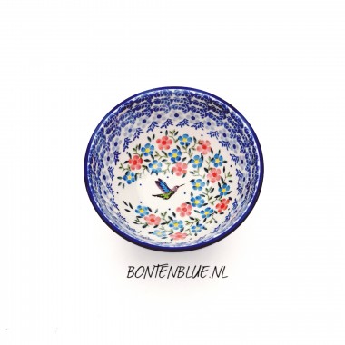 206 Bunzlau Kom op voet S Ø 14,5 cm decor 