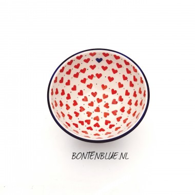 206 Bunzlau Kom op voet S Ø 14,5 cm decor 206 Bunzlau Kom op voet S Ø 14,5 cm decor