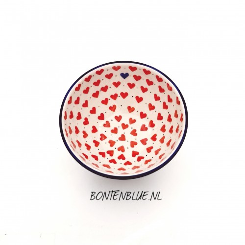 206 Bunzlau Kom op voet S Ø 14,5 cm decor 206 Bunzlau Kom op voet S Ø 14,5 cm decor