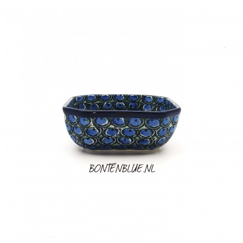 219 8 Bunzlau Hoekig schaaltje M 350 ml decor 2197X 219 8 Bunzlau Hoekig schaaltje M 350 ml decor 2197X