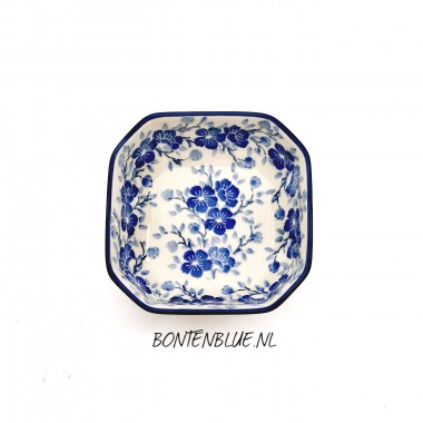 219 Bunzlau 8 Hoekig schaaltje M 350 ml decor 3428X