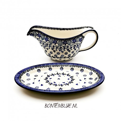 239 Bunzlau Sauskom 600 ml decor 1829X Belle Fleur