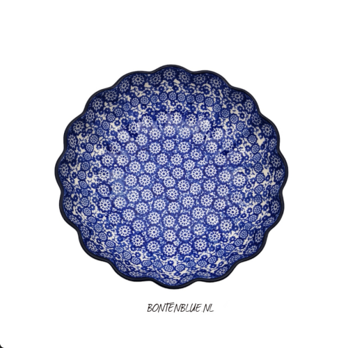 249 Bunzlau Ribbed bowl M Ø 20,0 cm decor 2616X 249 Bunzlau Ribbed bowl M Ø 20,0 cm decor 2616X