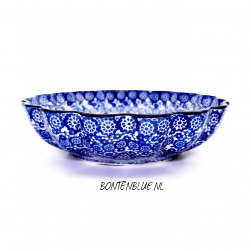 249 Bunzlau Ribbed bowl M Ø 20,0 cm decor 2616X 249 Bunzlau Ribbed bowl M Ø 20,0 cm decor 2616X